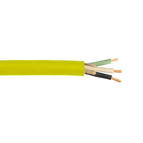 125\' 14/3 SOOW Yellow Portable Power Cable Flexible CPE Jacket 600V