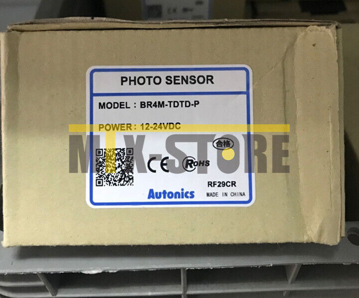 New Autonics Cylindrical Photoelectric Sensors BR4M-TDTD-P Dark On 4mm PNP NIB