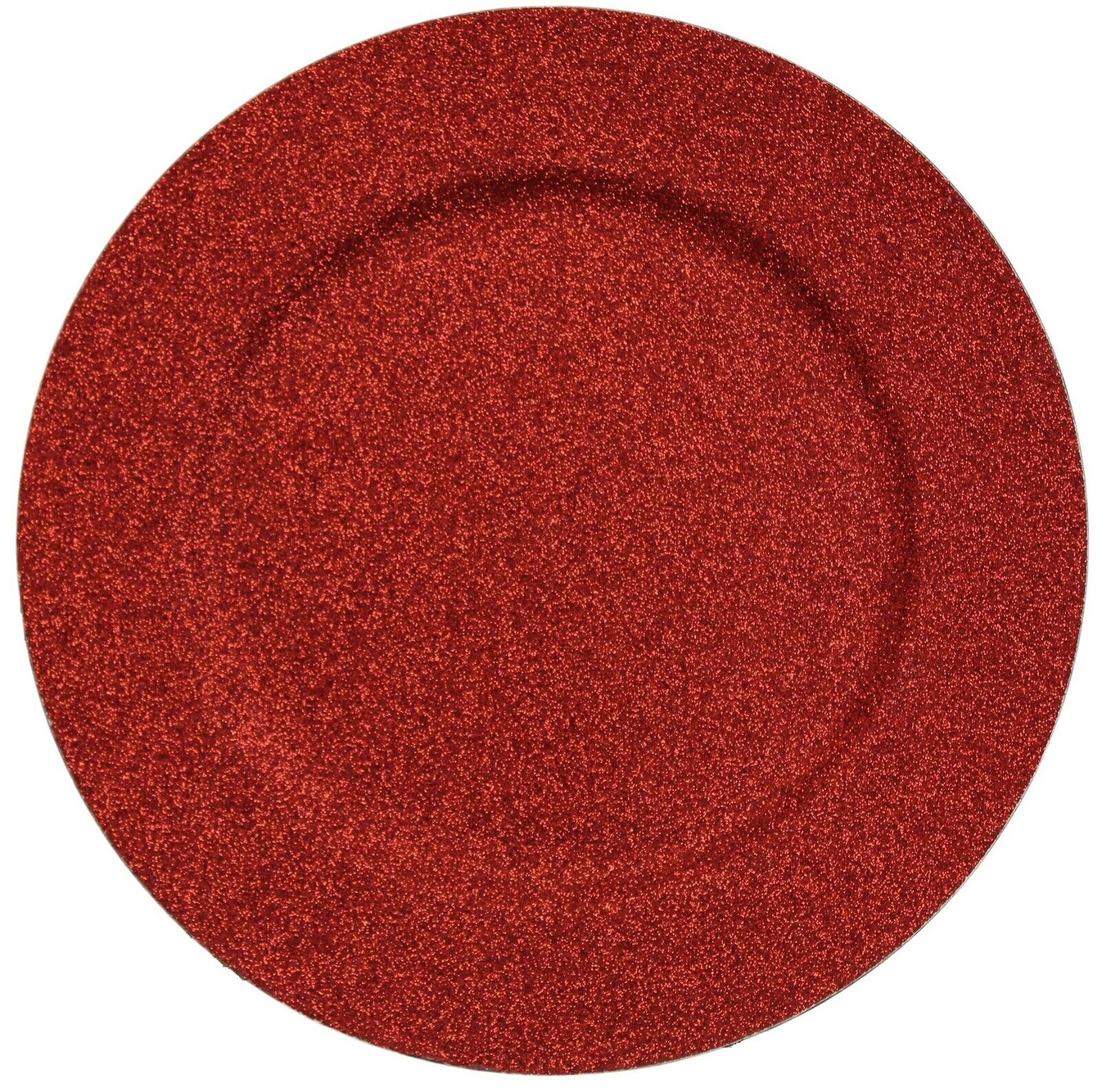 Set of 4 Shimmer Red Charger Plates Under plates 33cm Premium Christmas Range