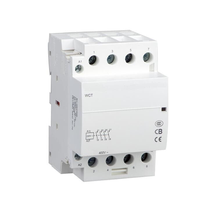 50 Amp 4Pole N/O Modular Lighting Contactor 120VAC Coil, Silent 30A, 50A, 40A US