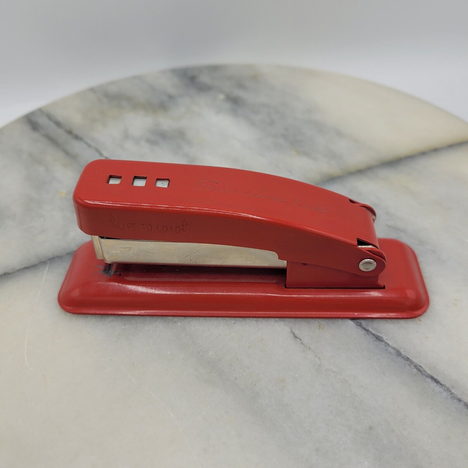 Vintage c.1950s Swingline CUB Red Mini Stapler