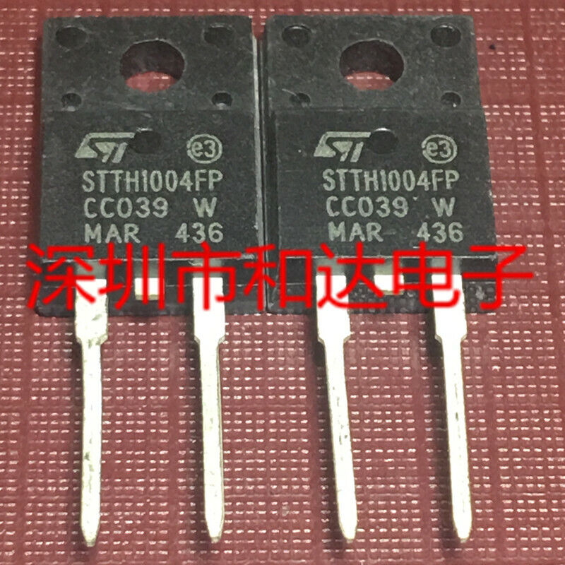 5 x STTH1004FP Transistor TO-220F-2 400V 10A