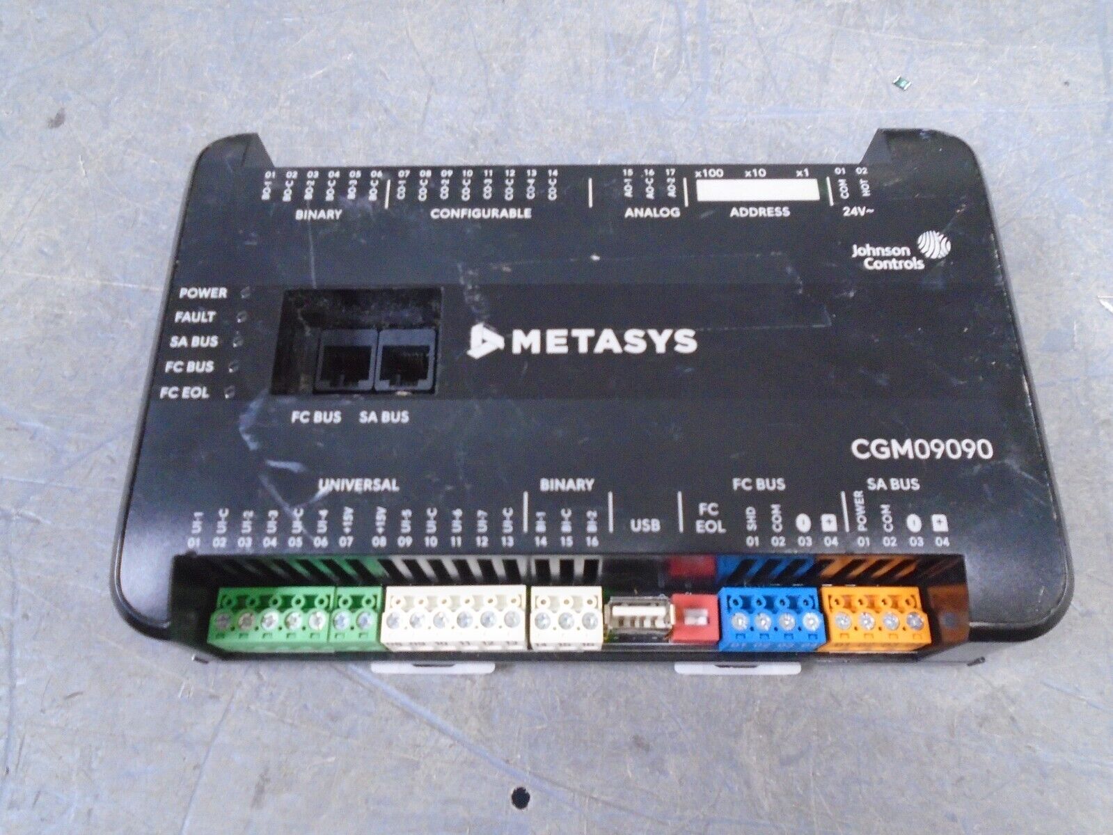 Johnson Controls Metasys M4-CGM09090-0 General Purpose Controller CGM09090