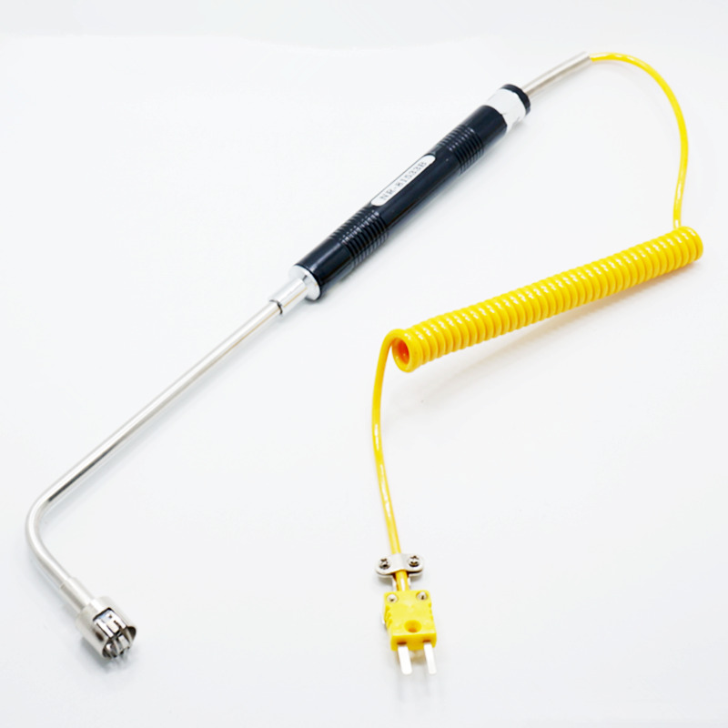 1Pc Handheld Surface Thermocouple K Type -50C to 500C 15mm x 15mm Probe Head