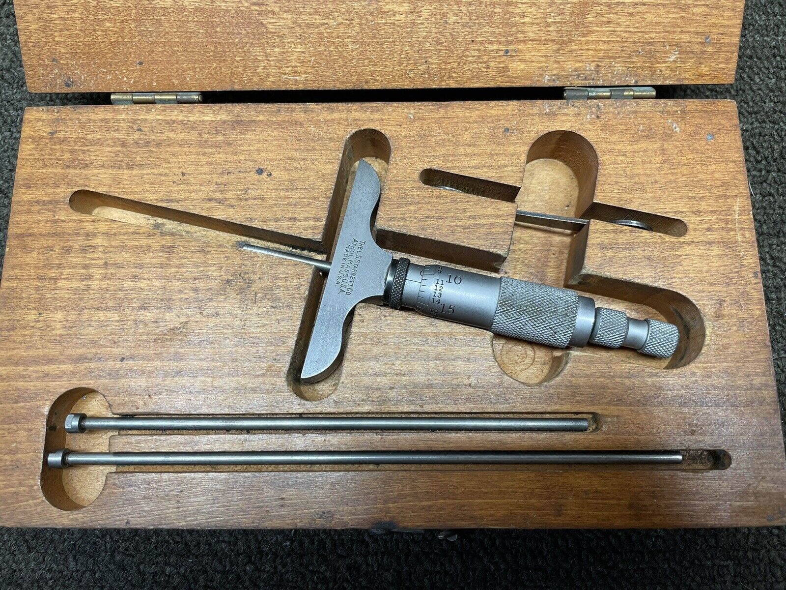 Vintage Starrett 440-A Depth Micrometer (used)