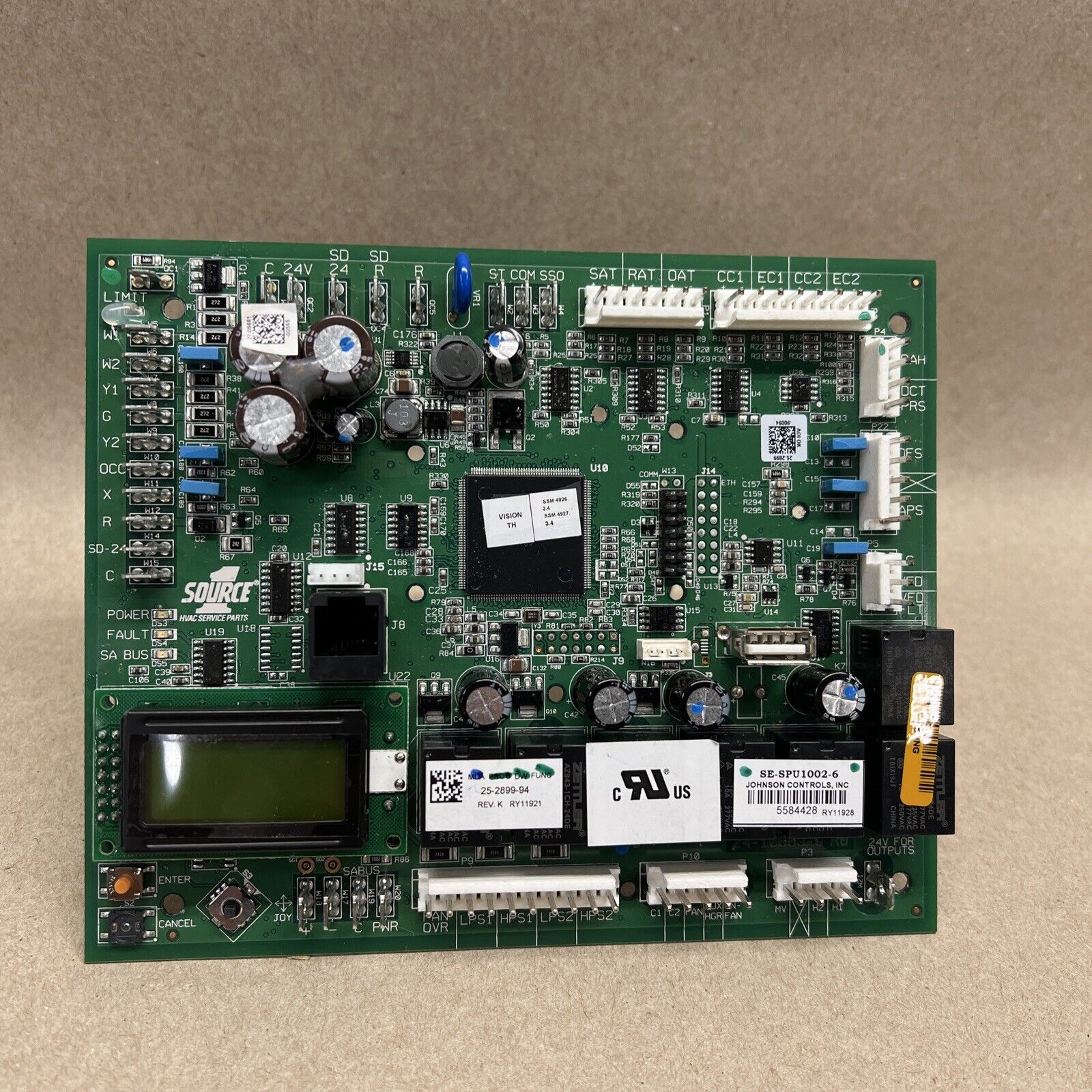 Johnson Controls SE-SPU1002-6 Simplicity SE Display Controller