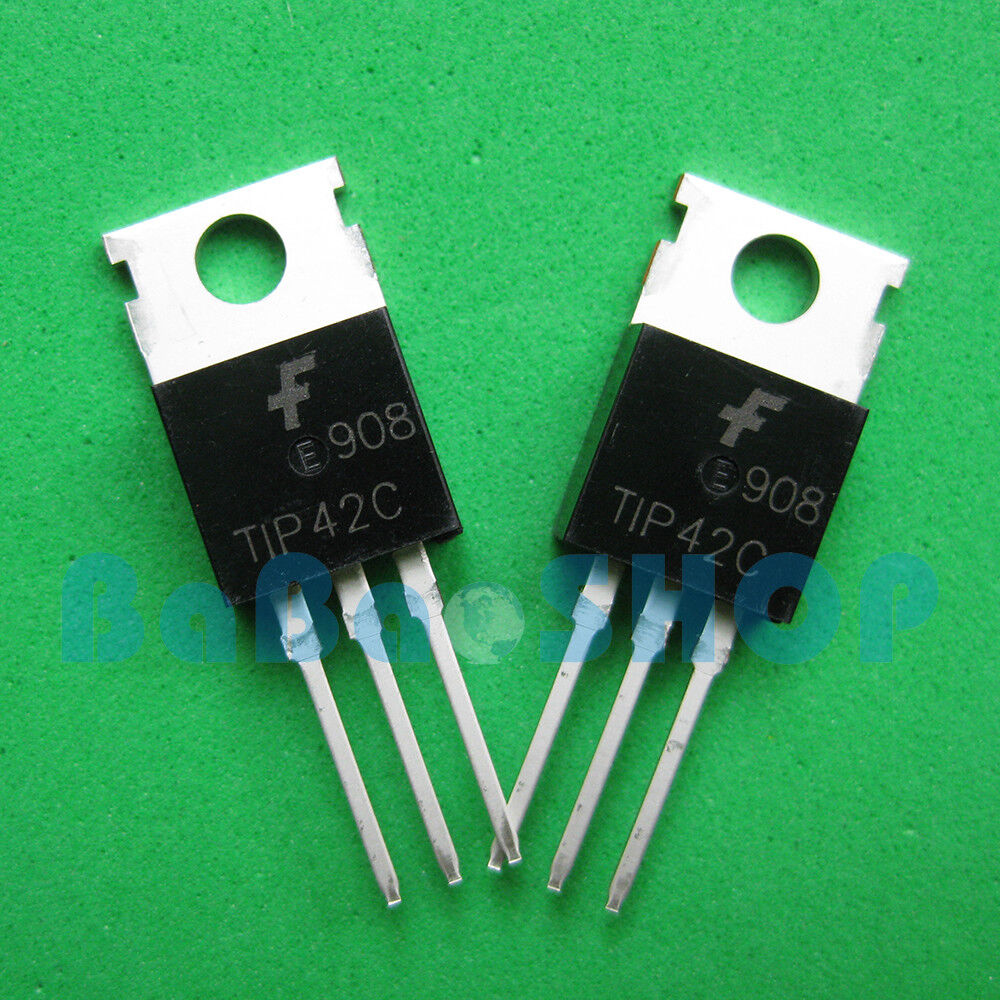 5pcs ~ 200pcs TIP41C TIP42C TIP41 TIP42 NPN PNP Transistor 6A 100V FSC TO-220