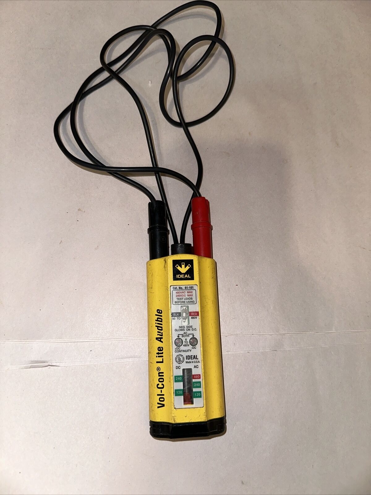 Ideal 61-101 Vol-con Lite Voltage Continuity Tester 480 vac / 240 vdc