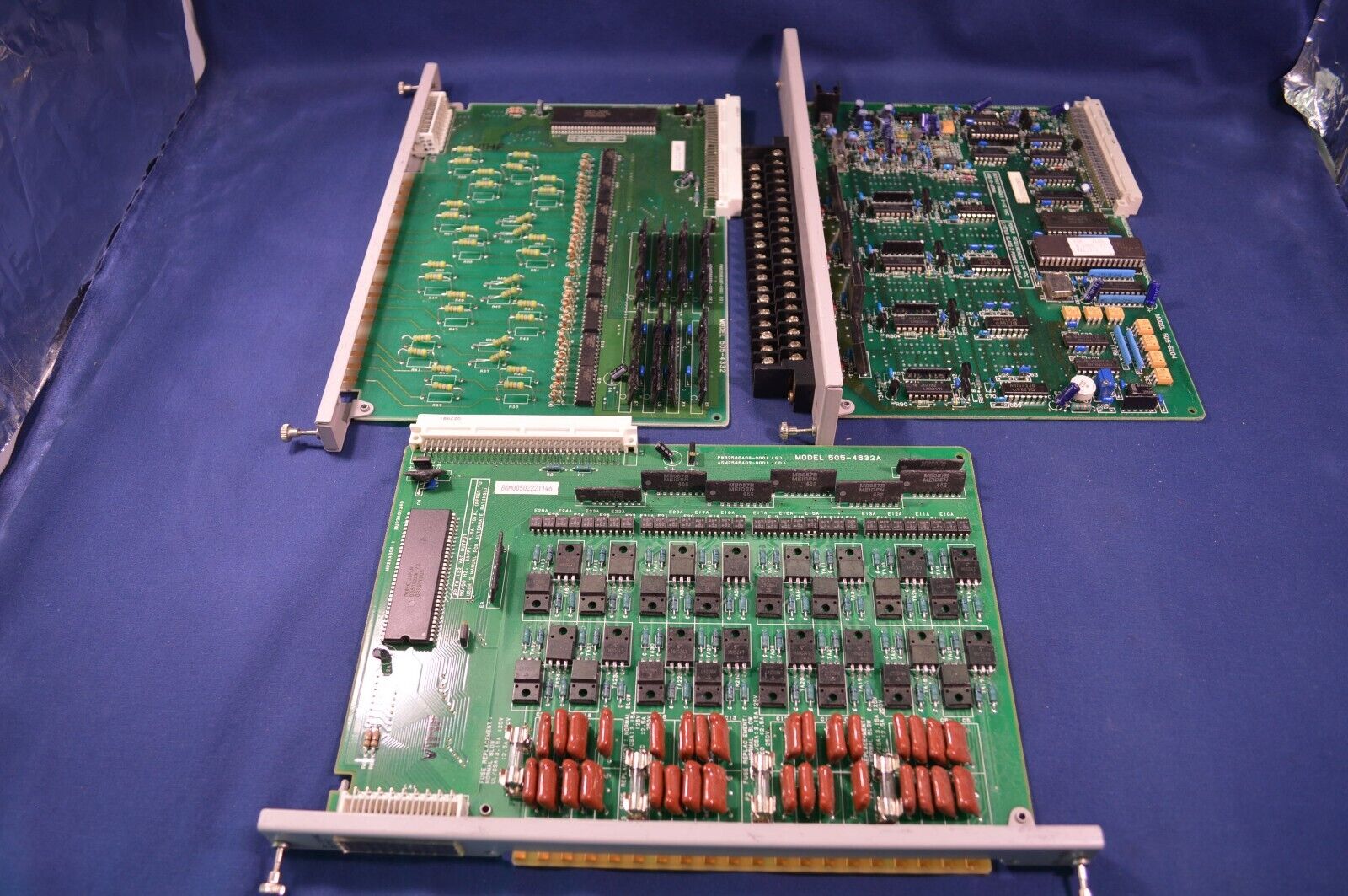 Lot of 3 CPU Processor Computer Modules,Input,Output,505-4332,4623,6204,X8