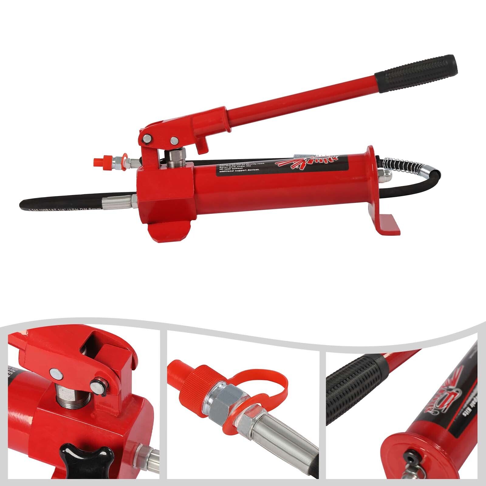 Replacement 4 Ton Hydraulic Jack Hand Pump Ram For Porta Power Body Shop Tool