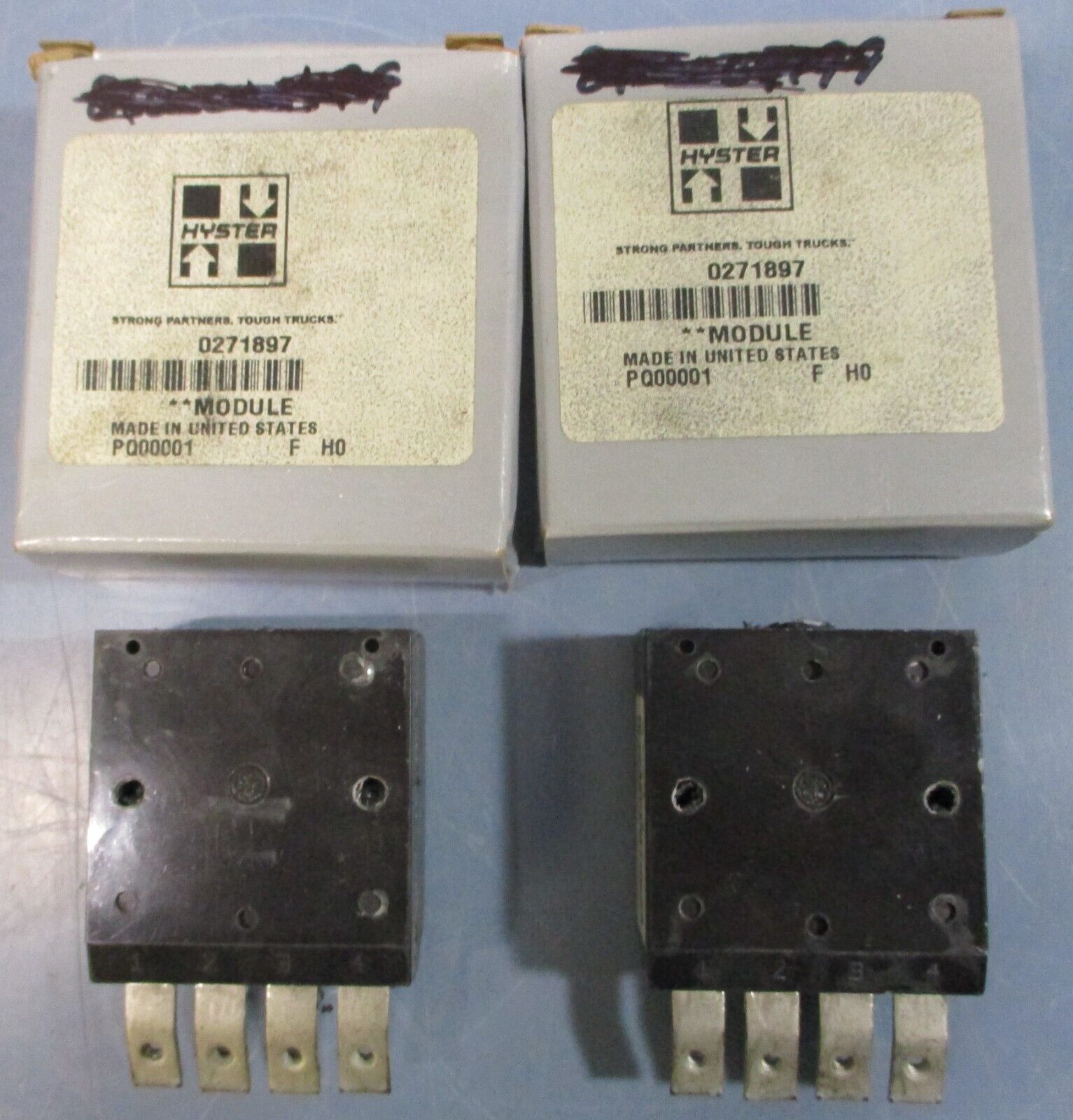 (Lot of 2) General Electric Hyster 271897 Coil Driver, Module IC3645CPM1RDA2