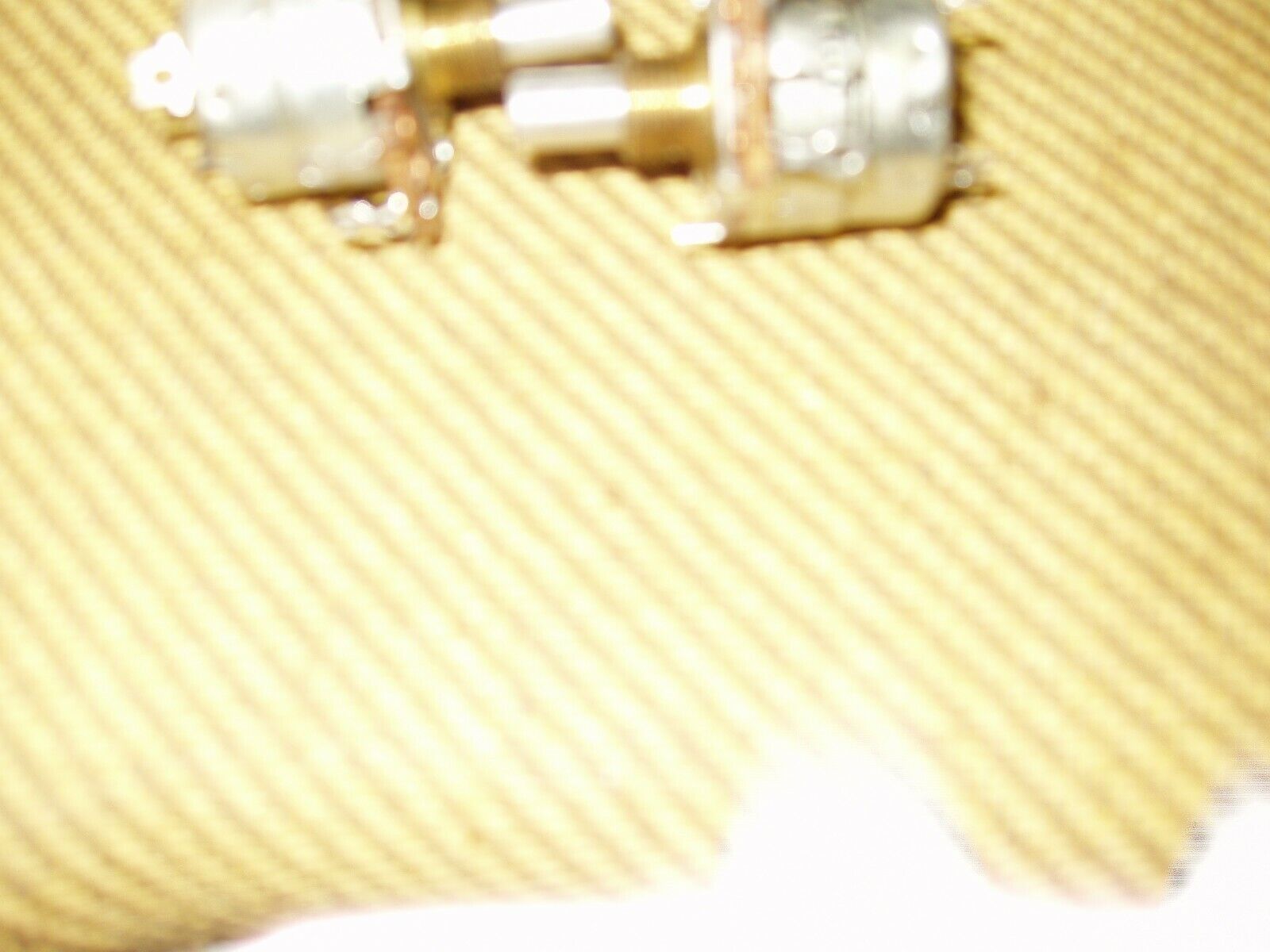 Two Clarostat Potentiometers  32K Ohms With Off/On Switch Terminals