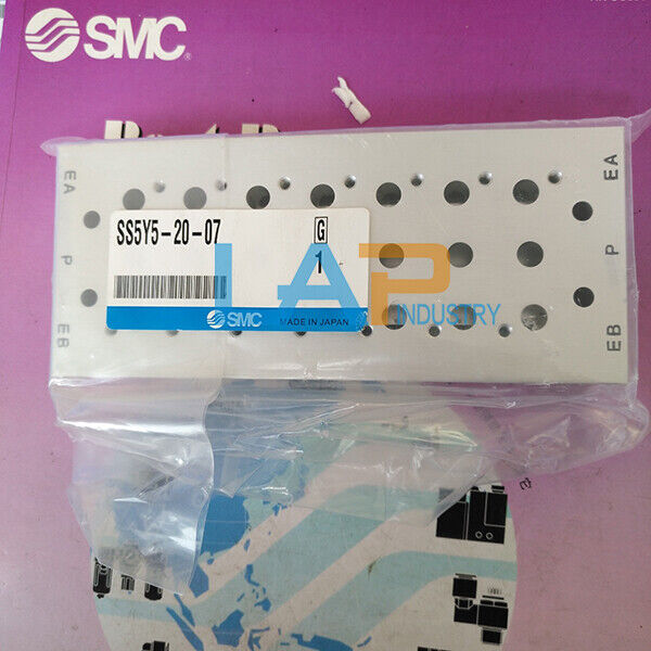 1PCS NEW for SMC Bus plate Solenoid valve base SS5Y5-20-07