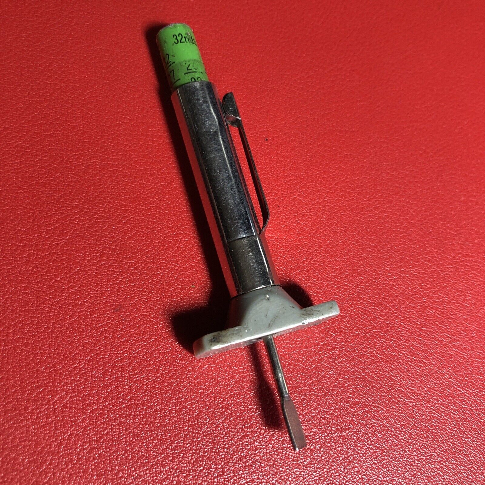 Pocket Depth Micrometer Clip Vintage 