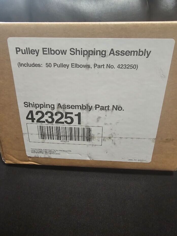 Ansul 423250 Corner Pulley Elbows -Box of 25 - Compression for 1/2