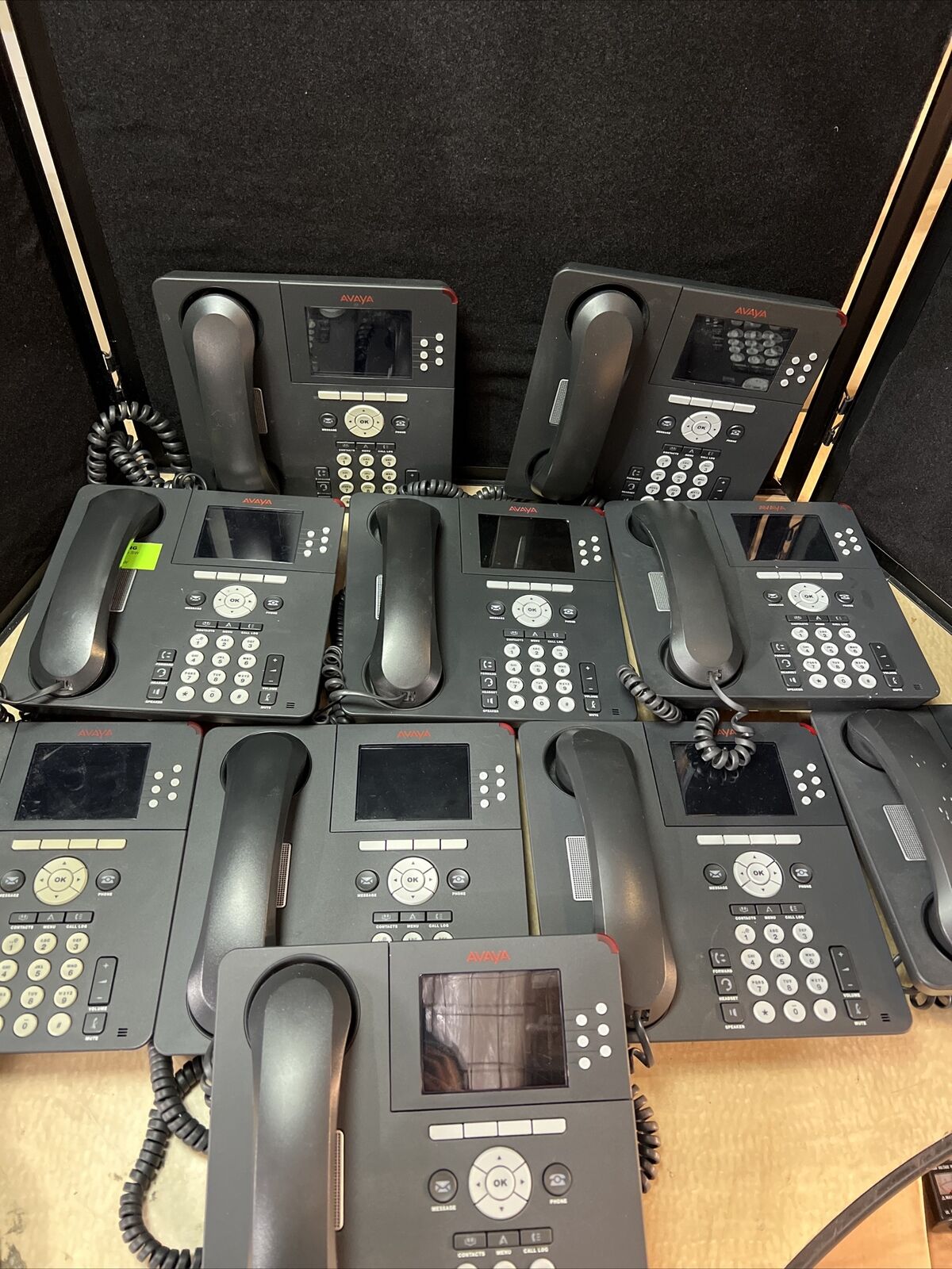 Lot of 10 Avaya 6-Line IP VoIP Phone 9640