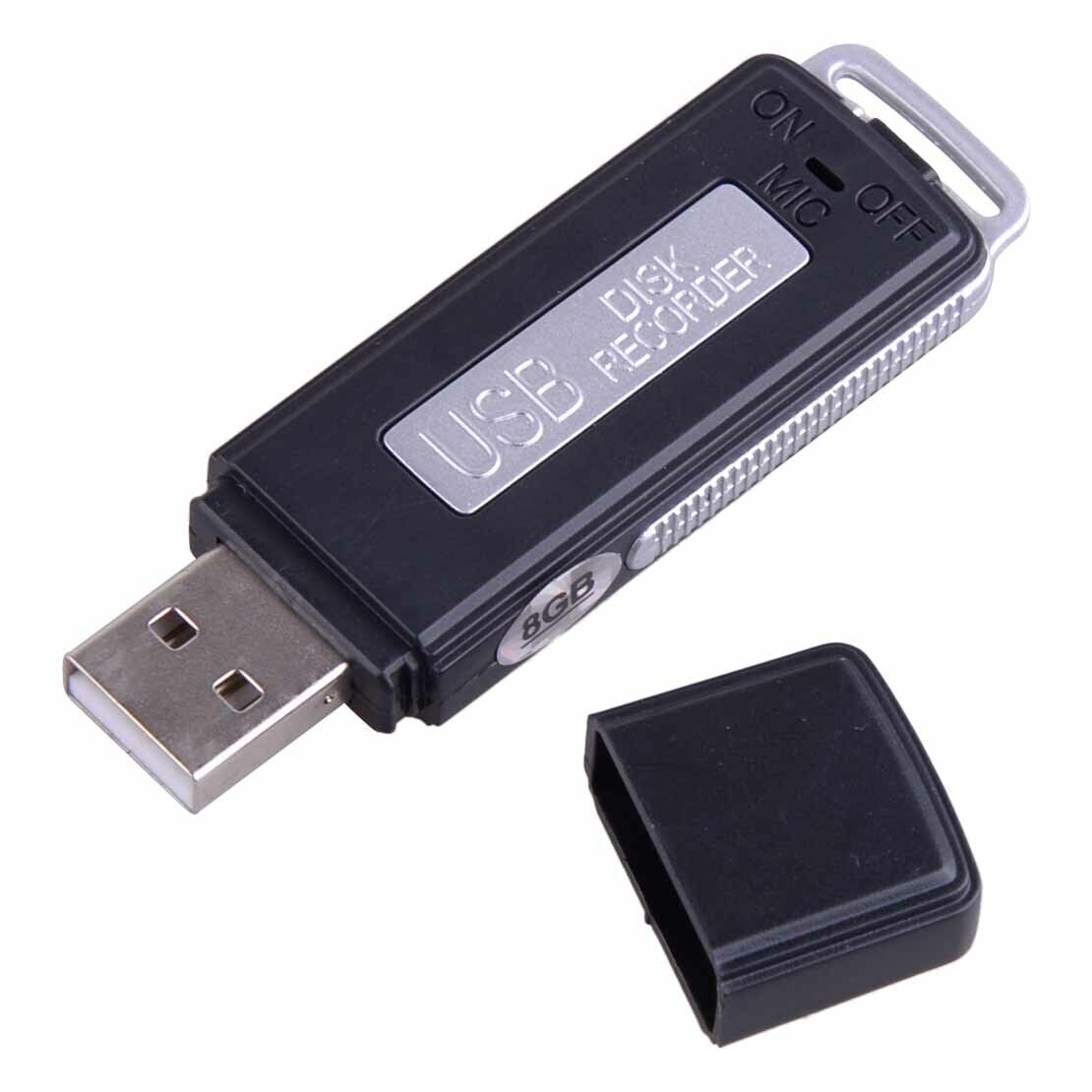 Voice Sound Digital Recorder Memory Stick Mini USB 8GB Audio Dictaphone Pen W