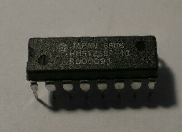 NOS Hitachi HM51258P-10  DRAM 