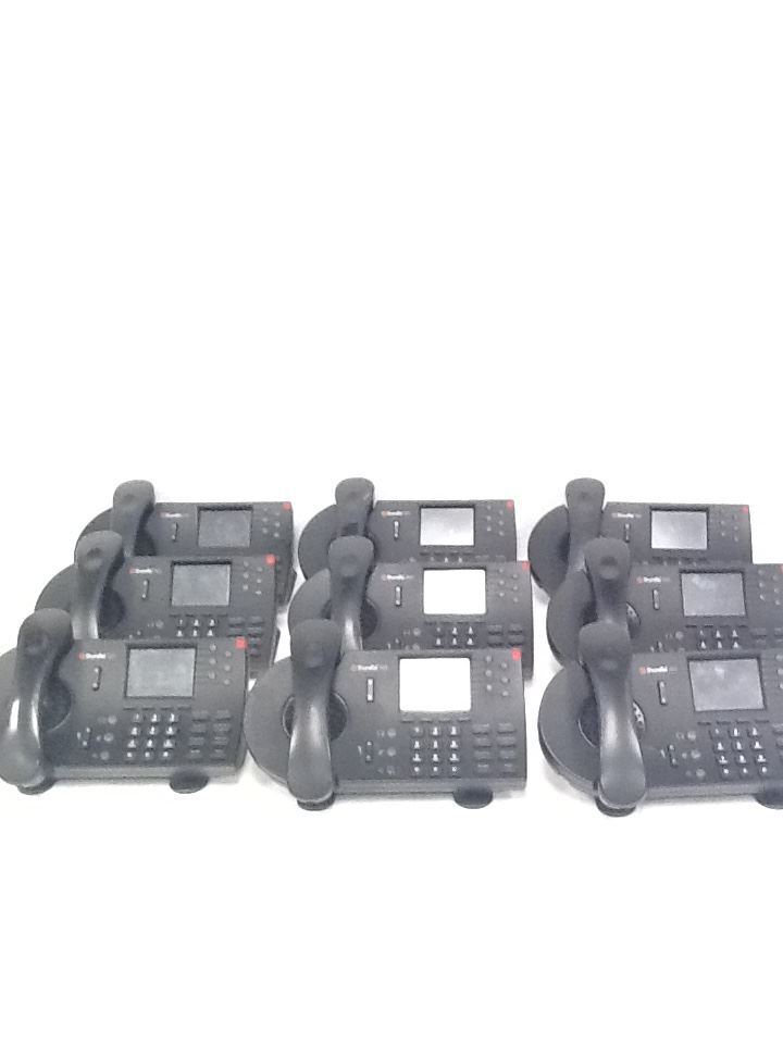 Lot of 9 SHORETEL IP565 VOIP IP Telephone Back w/Handset/Stand WORKING
