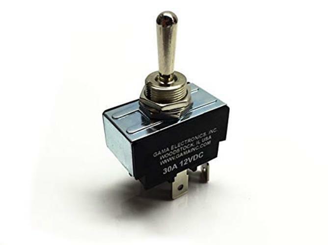 30 Amp Toggle Switch 3 Position Reverse Polarity DC Motor Control- Maintained 