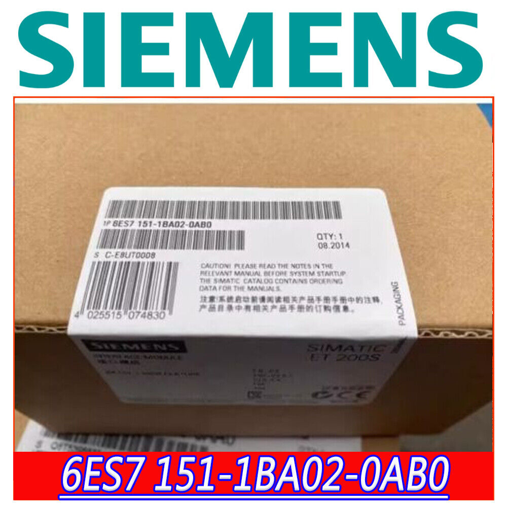 Siemens 6ES7 151-1BA02-0AB0 - New Arrival, Stocked & Ready, Top-notch Quality