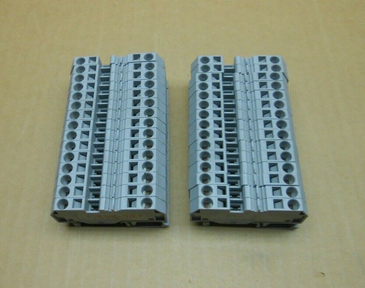 LOT OF 30 NEW WAGO 282-901 282901 2-CONDUCTOR TERMINAL BLOCK 2 POSTION 10AWG