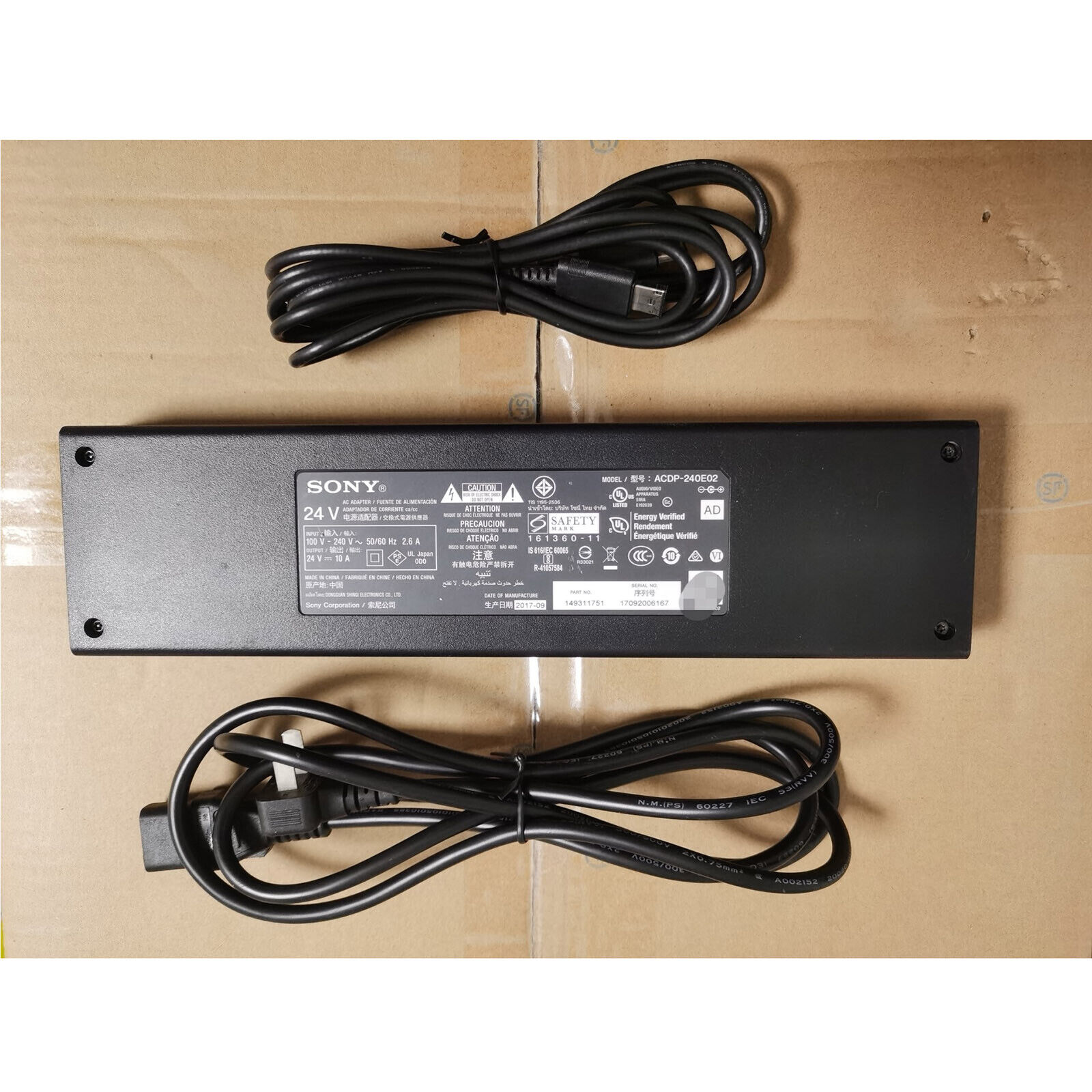 1PCS NEW SONY ACDP-240E02 24V 10A LCD TV Power Adapter#QW
