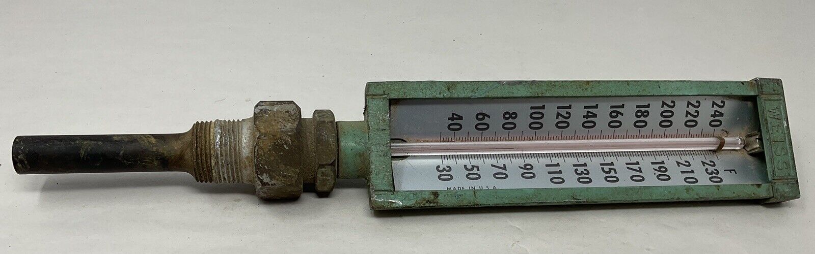 Vintage Weiss Instrument Variangle Thermometer 30-240F
