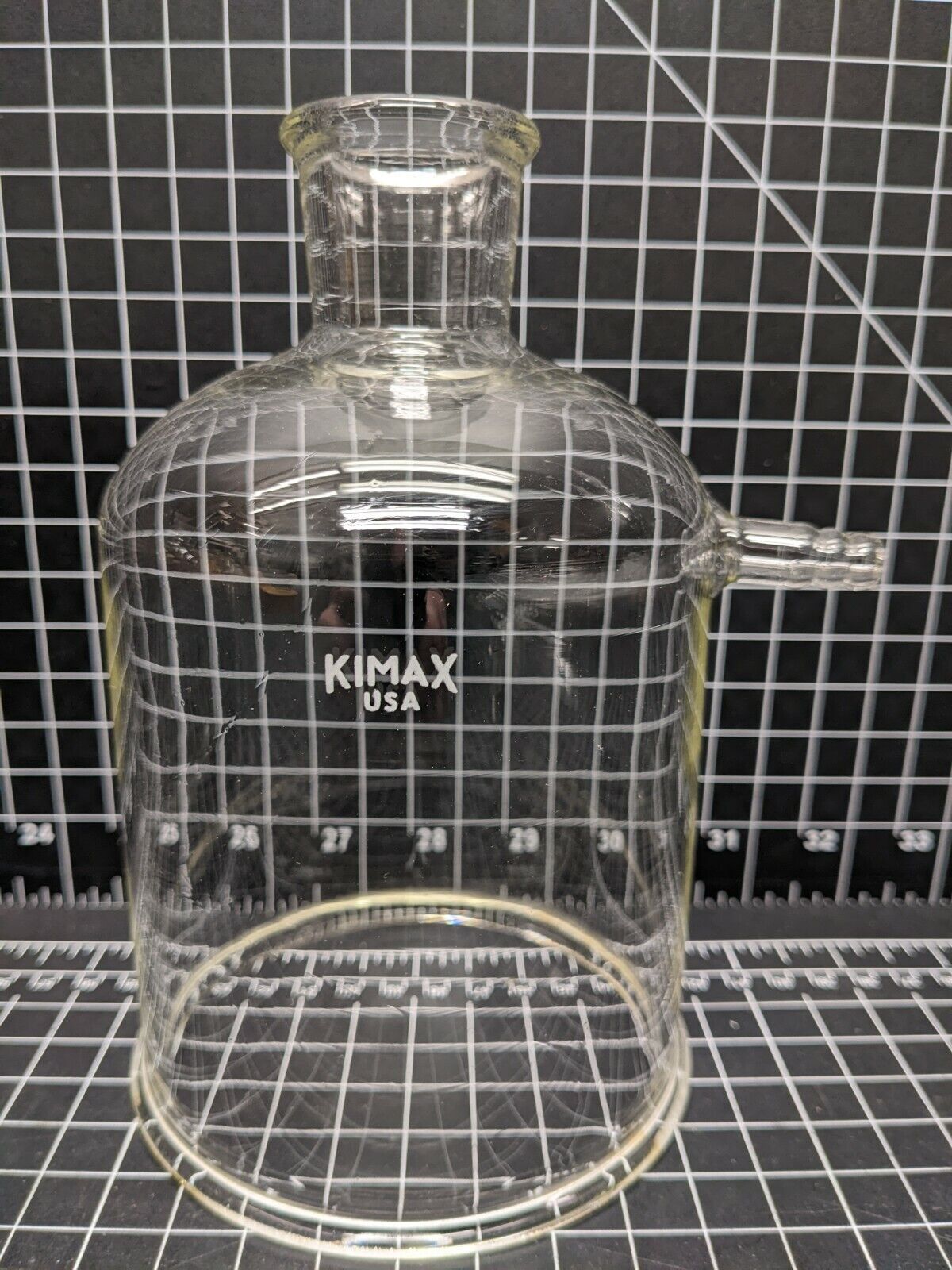 KIMAX Filtering Bell Jar 32450-7511 Vacuum Kimble Chase Pyrex lab glass ace