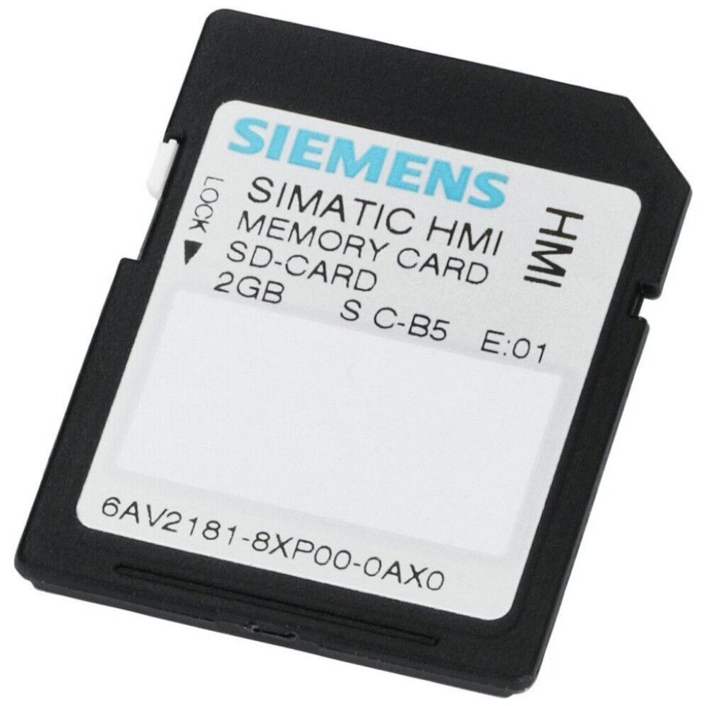 New Siemens 6AV2181-8XP00-0AX0 6AV2 181-8XP00-0AX0 SIMATIC SD memory card 2 GB