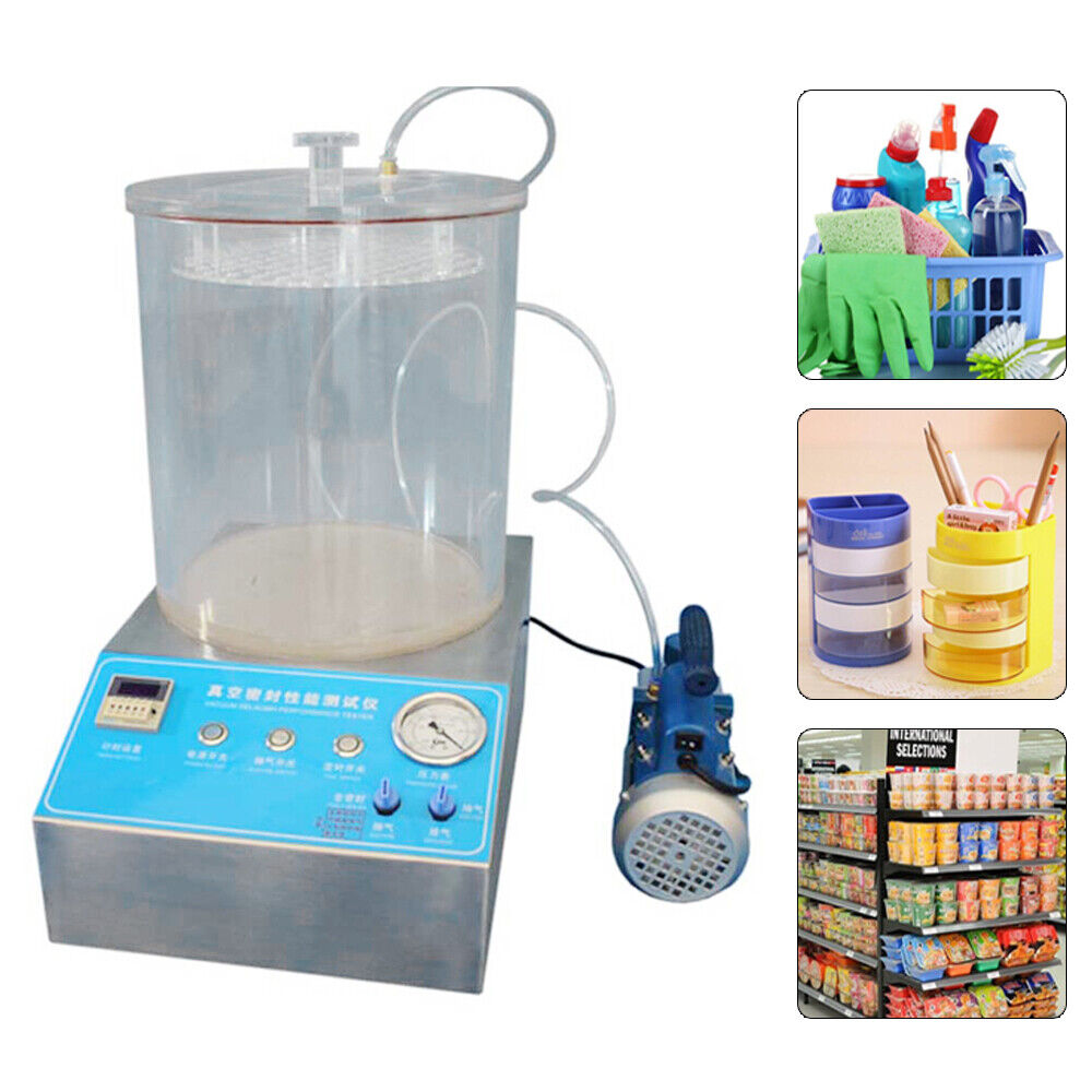 Vacuum Sealing Tester Leak Testing fit Pharmaceutical Food Medical Bottle+Pump