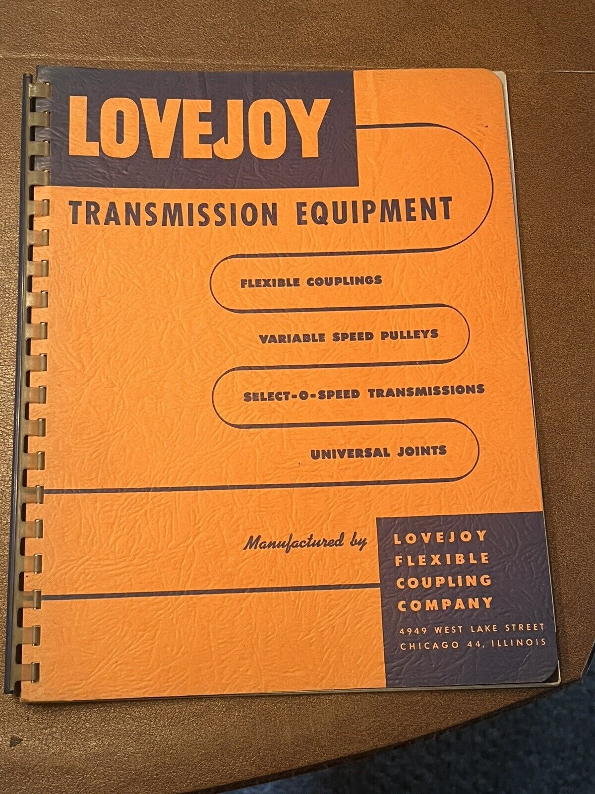 Vintage 1958 Lovejoy Transmission Equipment Catalogs