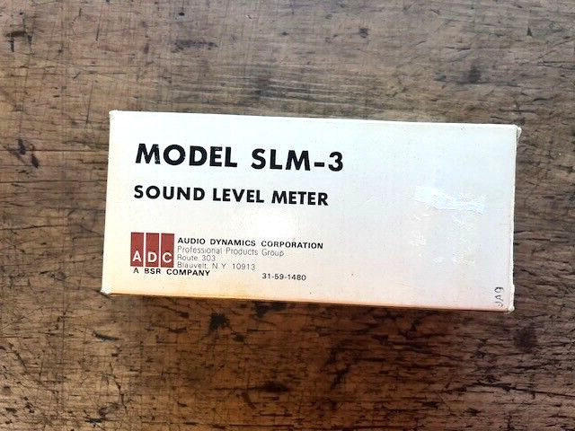 Vintage ADC Sound Level Meter model: SLM-3 fully functional, ships FREE
