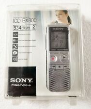 Sony ICD-BX800 2 GB Flash Memory Digital Voice Recorder (Silver) Over 500 Hrs picture