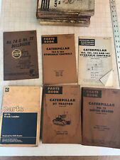 Lot of Vintage 50s-70s Caterpillar Parts/Operations Manuals #3 picture
