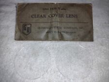 Vintage Glendale Optical Vintage Clear Cover Lens Clear 50 M/M Orig. Package new picture