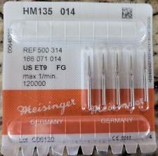Meisinger Dental Trimming & Finishing Burs HM135-014-FG 5/PK REF ET9 FG picture
