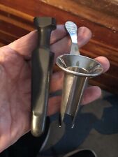Vintage 5” RSM Co Medical Chrome Instrument Anal Rectal Proctoscope Speculum picture