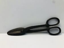 Vintage Dunlap Forged Solid Steel 12 Inch Shears Tin Snips USA picture
