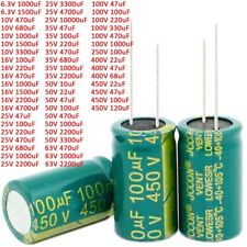 6.3V-450V High Frequency LOW ESR Radial Electrolytic Capacitor 10uF-10000uF 105C picture