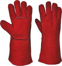 Portwest A500 Welders Gauntlet Glove Red - 10.5 / XL picture