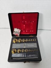 Vintage Ohaus APOTHECARY Pharmacist Weight Set #5601 picture
