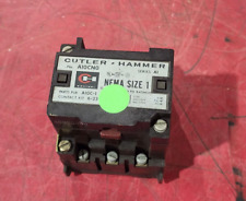 USED CUTLER-HAMMER SIZE 1 STARTER A10CNO *NO RELAY* 110/120V. COIL A10CN0 picture