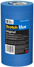 Painters Tape 0.94 in. x 60 yds. Scotch Blue Original Multi Surface 9 Pack New picture