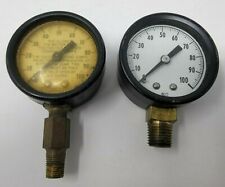 Vintage Pressure Gauges G.H. Meiser Ashcroft 0-100 PSI Steampunk  picture