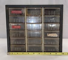 Vintage 18 Drawer Metal Storage Cabinet Organizer picture