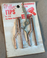 7135 Vintage Copper Weller Soldering Gun Tips - 2 Pack For 8100 8200 D440 - NOS picture