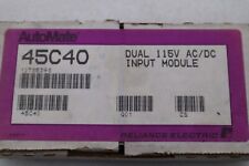 Reliance Electric AutoMate 45C40 Dual 115V AC/DC Input Module  STOCK 5490 picture