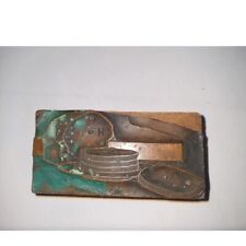 Sliced Bread Printing Letterpress Printers Block Vintage with cool corrosion  picture