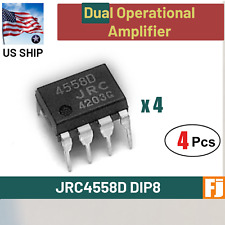 4 Pieces | JRC4558D 4558 | Dual Operational Amplifier DIP-8 | FAST US Ship picture